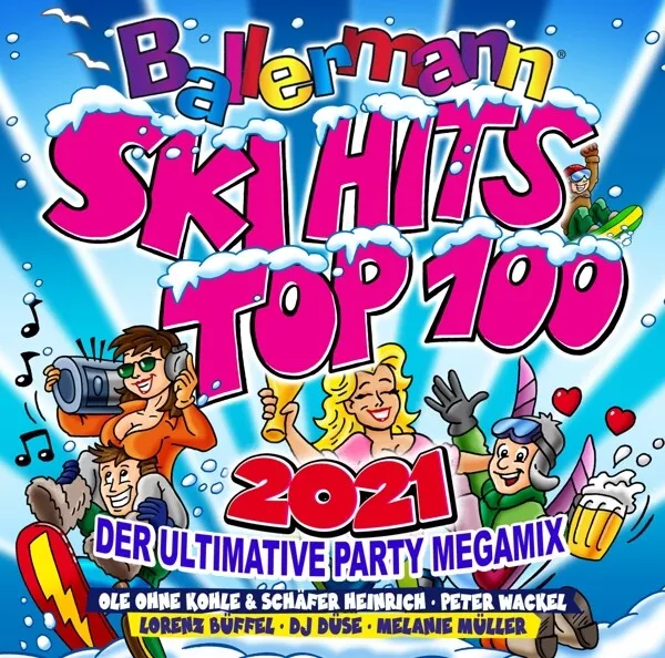 Ballermann Ski Hits Top 100 2021  2 Cd New!