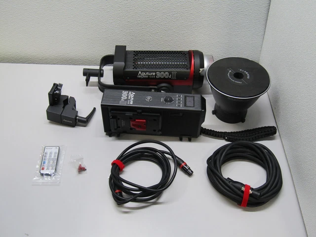 Aputure LS 300D II LED Monolight V-Mount - Black/Red