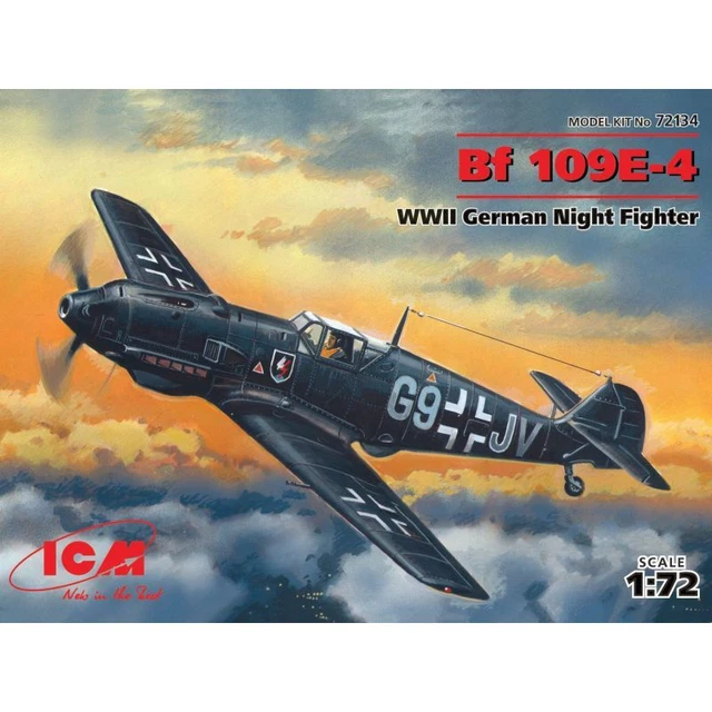 Icm Icm72134 ICM 72134 Messerschmitt Bf 109E-4 1/72