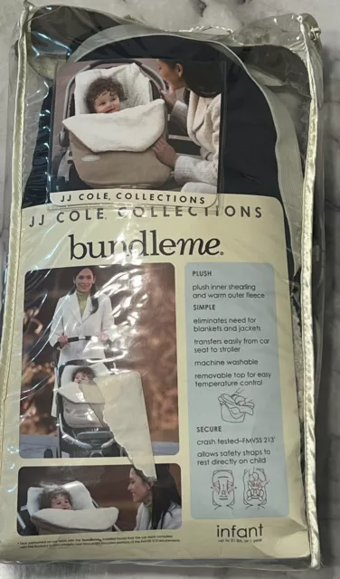 Jj Cole Collections Original Bundleme Infant Navy  Car Seat Cover / Bunting Bag