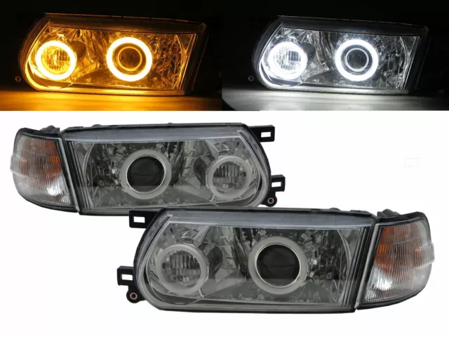 Tsuru V16 B13 MK3 95-17 Cotton Halo Projector Headlight CH EUROPE for NISSAN LH