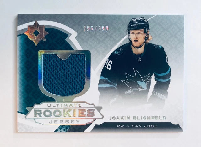 Joakim Blichfeld Rookie Jersey 2019-20 Upper Deck #/399 Ultimate Collection #169