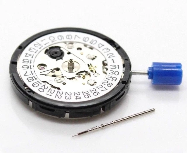 3 set 22mm Albero Meccanismo di Movimento Orologio con Mani e Numeri, Sostituzione di Parti di Riparazione Orologio Movimento Albero Lungo A Coppia Alta con Mani & 1 Numeri Romani