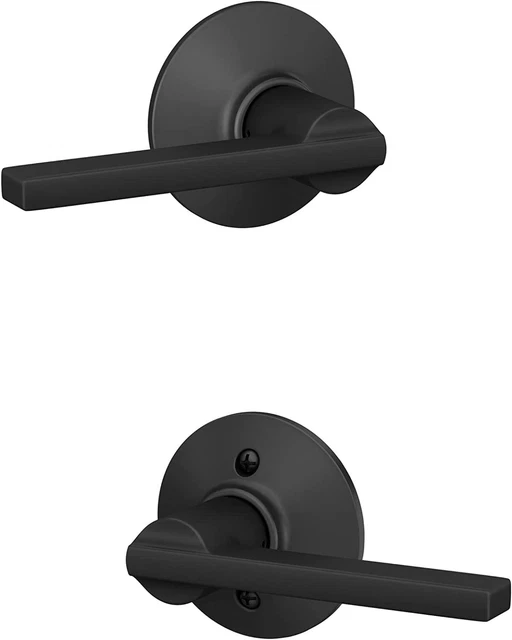Schlage F10 LAT Latitude Door Lever, Hall & Closet Passage Lock