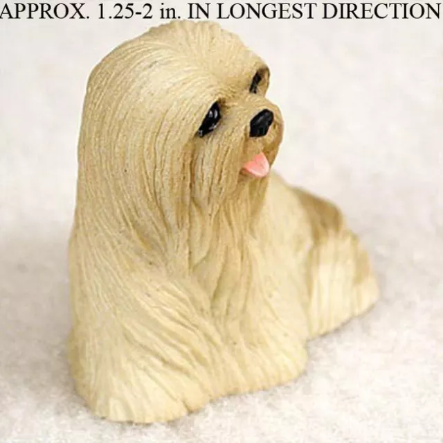 Lhasa Apso Mini Figurine Blonde