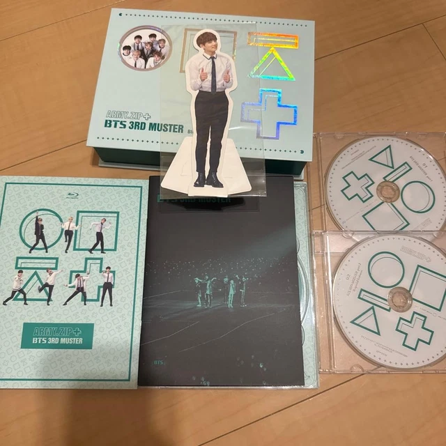 BTS 3RD MUSTER Army Zip Blu-ray Korean Ver Paper Stand Jungkook