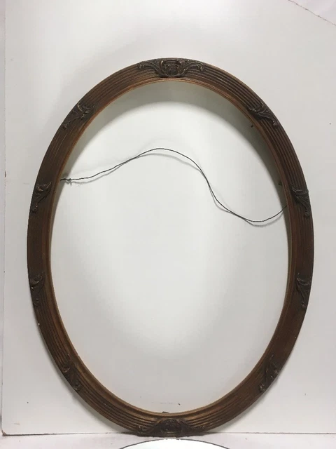 VTG. Aesthetic Victorian Wood Picture Frame Fits 17.5" X 23.5"