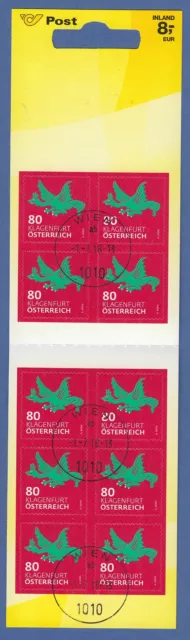 Österreich 2018 Heraldik Markenheftchen mit 10x Klagenfurt 80er Mi-Nr 3408 O