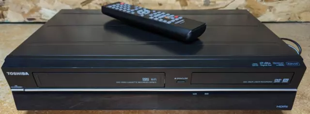 Toshiba DVR670 DVD VCR Combo Player VHS to DVD Recording HDMI TV Tuner DVR670KU