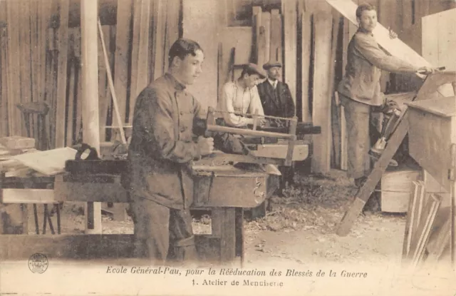 Cpa Military School General Pau Wounds De War Carpentry Workshop