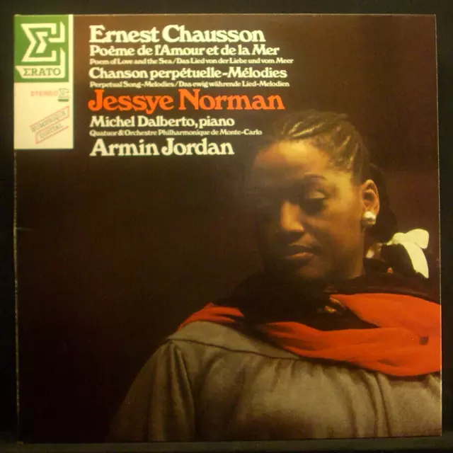 LP Chausson - Poème De L'Amour Et De la Mer, Jessye Norman, Jordan, Fr, M