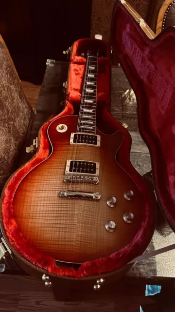 2022 Gibson Les Paul Standard 60s Faded Vintage Cherry Sunburst AA FLAME NO RESE