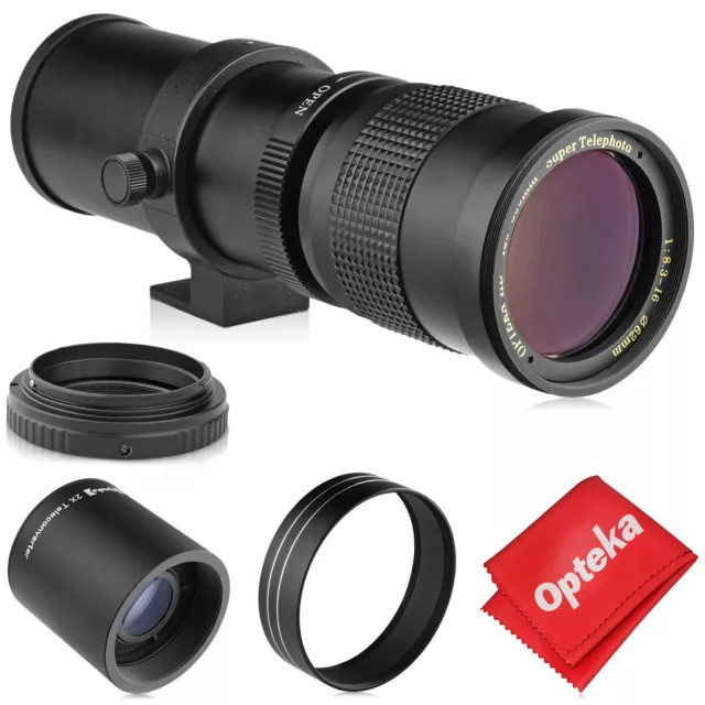 Opteka 420-1600mm Telephoto Zoom Lens for Nikon D5600 D5500 D5300 D3500 D3400