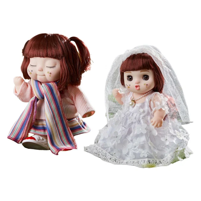 Bella 23 Cm / 9 "Altezza 1:6 Bambola per Ragazza con Snodo Sferico Giocattoli