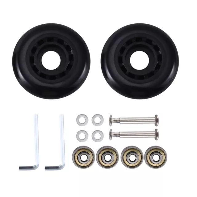 Luggage Suitcase Wheels Replacement Kit 60x18mm Environmentally Friendly PU2190