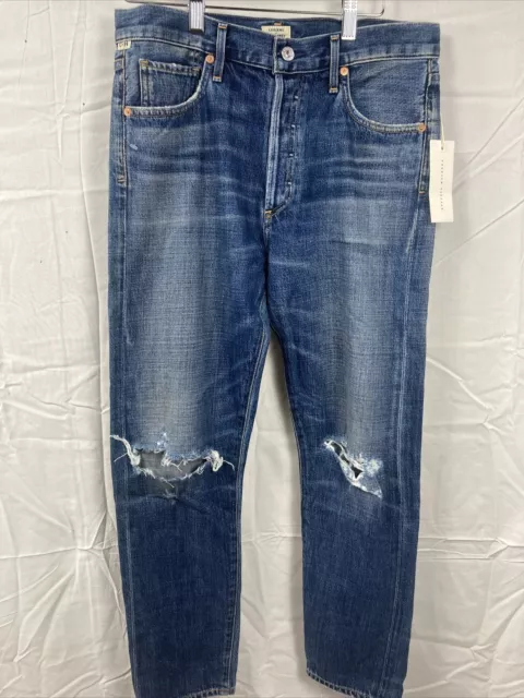 $278 Citizens Of Humanity Jeans 27 Liya High Rise Classic Fit Crop in Nostalgia