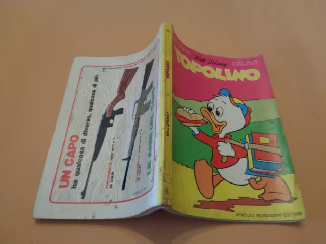 Topolino N° 799 Originale Mondadori Disney 1971 Bollini Buono