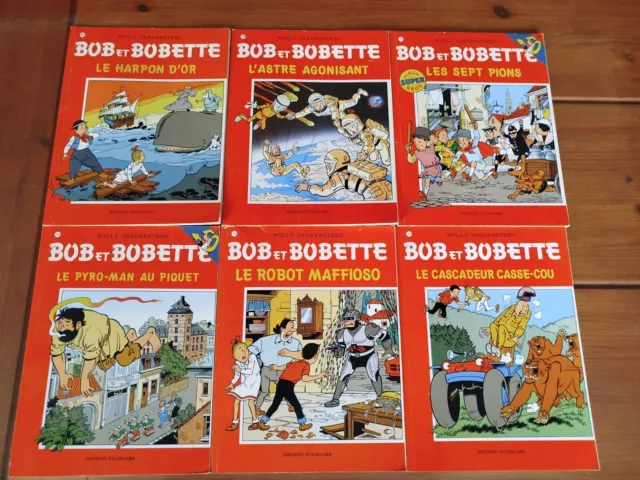 Lot 16 Bande Dessinée - Bob et Bobette - Erasme -236-239 245-246-248-249
