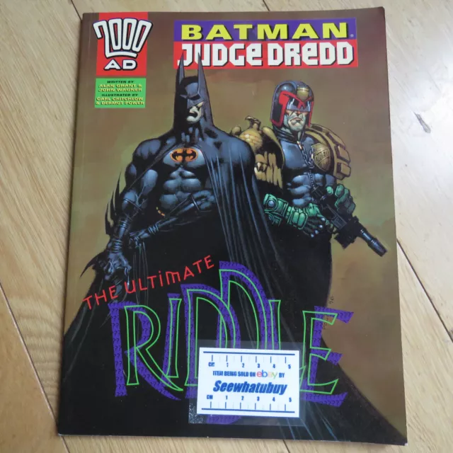 2000AD BATMAN JUDGE DREDD ULTIMATE RIDDLE Paperback (PB) Book