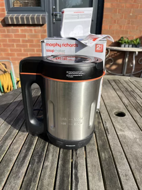 Morphy Richards Compact Soup Maker 501021 Black & Stainless