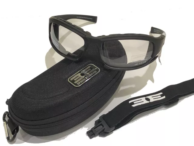 Epoch Motorcycle Safety Padded Sunglasses forRiding TRANSITION PHOTOCHROMIC LENS