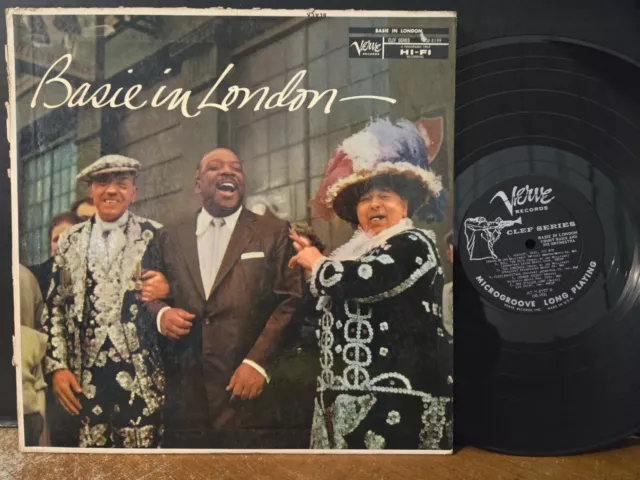 Count Basie In London 1957 Verve Clef Mono Joe Newman Thad Jones Matthew Gee LP