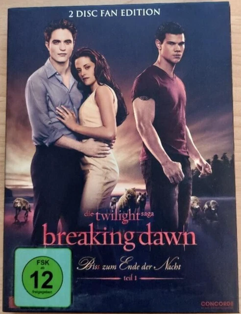 BREAKING DAWN Biss zum Ende der Nacht Teil 1 die Twilight Saga DVD