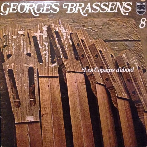 GEORGES BRASSENS LP vinyle N° 8 Les Copains D'Abord