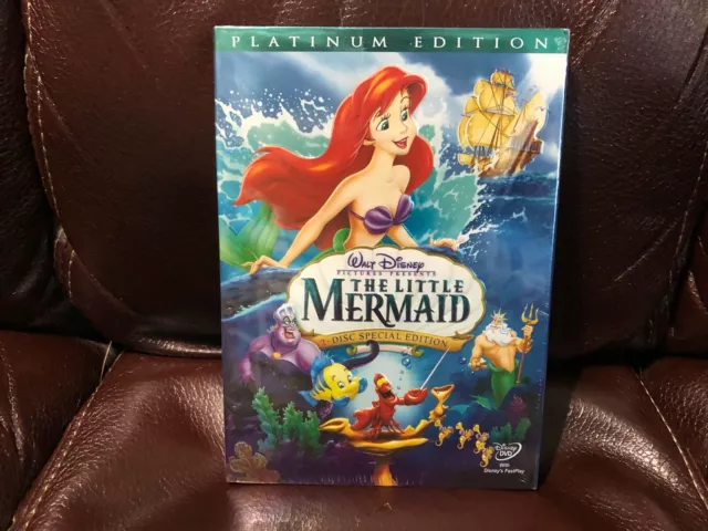 Walt Disney's The Little Mermaid  Platinum Edition DVD Brand New,Sealed