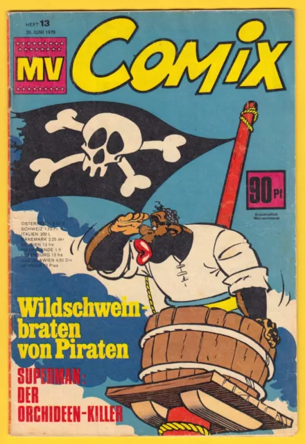 MV COMIX / micky vision |  Heft 13 / Jahrgang 1970 |  gut Z 2-3