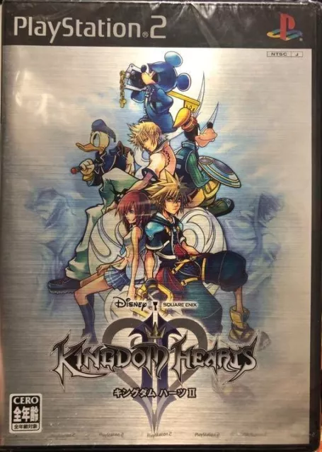 PS2 Kingdom Hearts 2 II Japan Import SQUARE Sony Playstation 2