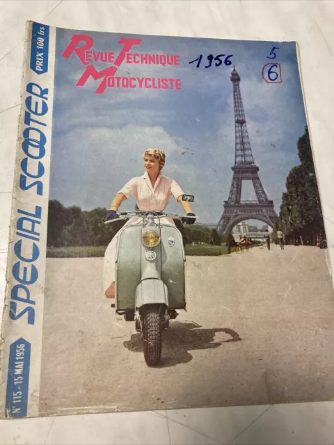 Revue Technique Motocycliste N° 115 1956 Scooter TWN Tessy Lambretta 56 Isetta