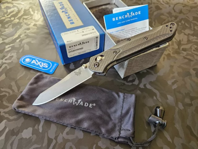 Benchmade 940-1 Osborne CPM-S90V Carbon Fiber (Factory Sealed New Stock)