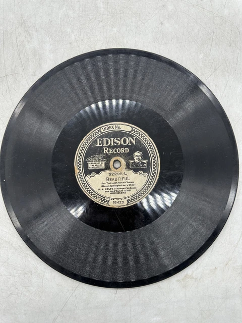 B. A. Rolfe The St. Louis Blues / Beautiful Edison Records 52295 VG/VG+