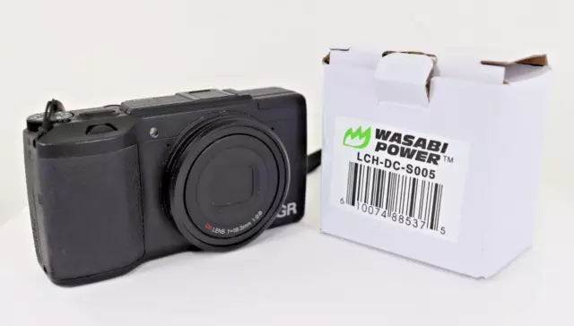 Ricoh Gr Ii Point & Shoot Digital Camera With Charger And Two Extra Batteries