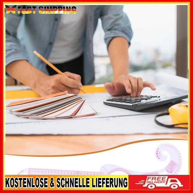 Starnearby ABS Nähwerkzeuge Weichem Kunststoff Comma Shaped Curve Maß Schneider