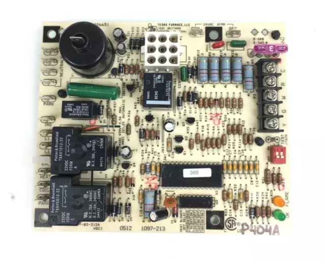 Lennox 406651 Furnace Control Circuit Board Honeywell 1097-213 used  #P404A