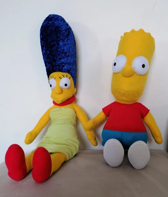 THE SIMPSONS I SIMPSON lotto 2 pupazzi Bart e Marge PELUCHE EUR 25