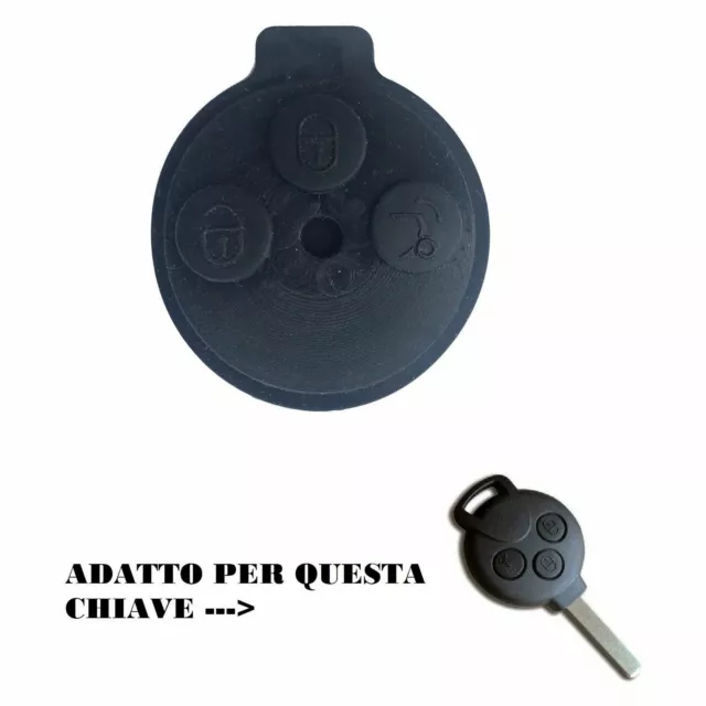 Tasti Pulsanti Chiave Smart Fortwo 450 Fourfour 451 Coupe Tastini Telecomando