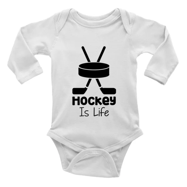 Gilet Hockey is Life a maniche lunghe bambino grow body ragazzi ragazze