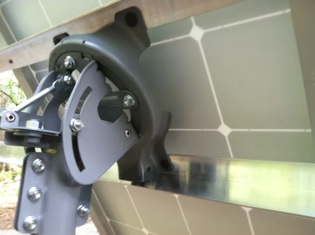 Universal solar panel pole mount bracket only