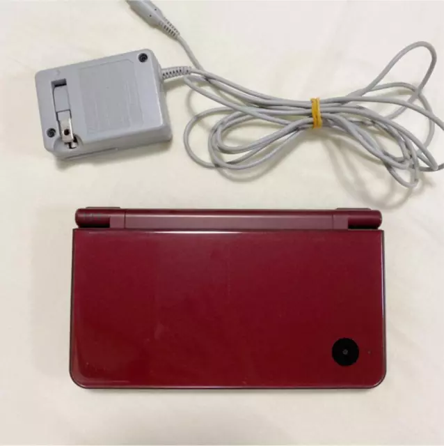 Nintendo DSi LL XL DS i Ds i Wine red Console box Japan tested working