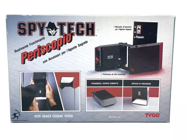 Very Rare Vintage 1990 Spy Tech Secret Periscopio Kit Tyco #Nib [Nv