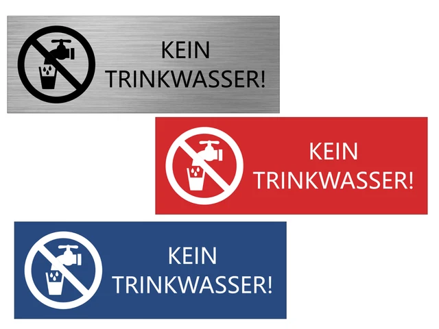 Kennzeichnungs-Set – „Kein Trinkwasser! Aufkleber & Trassenband | GreenLife