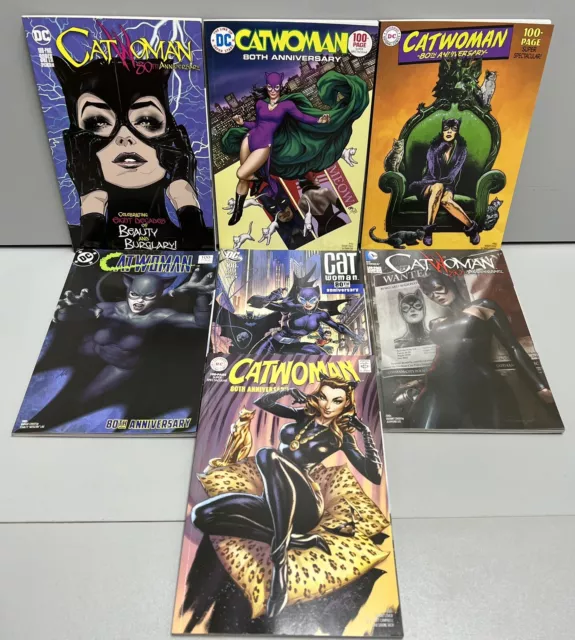 Catwoman 80th Anniversary 100 Page Super Spectacular Lot of (7) Campbell Jim Lee