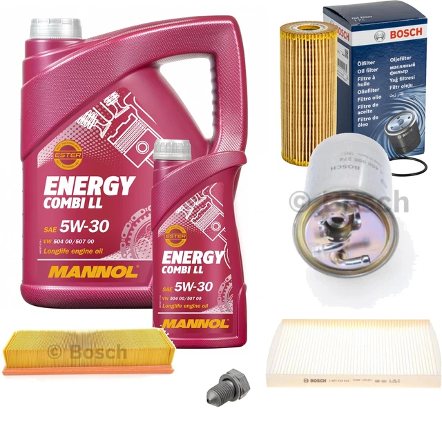 BOSCH CONTROLLO SET MANNOL 6L 5W-30 Longlife Per Seat Ibiza II 1.4i 1.6i EUR 120,14 - FR - Foto 13