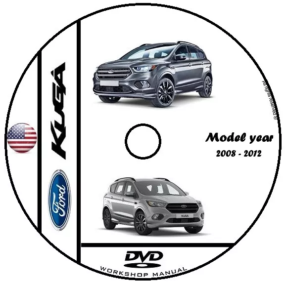 Ford Kuga 1 Serie My 2011 Manuale Officina Workshop Manual Service Cd Dvd