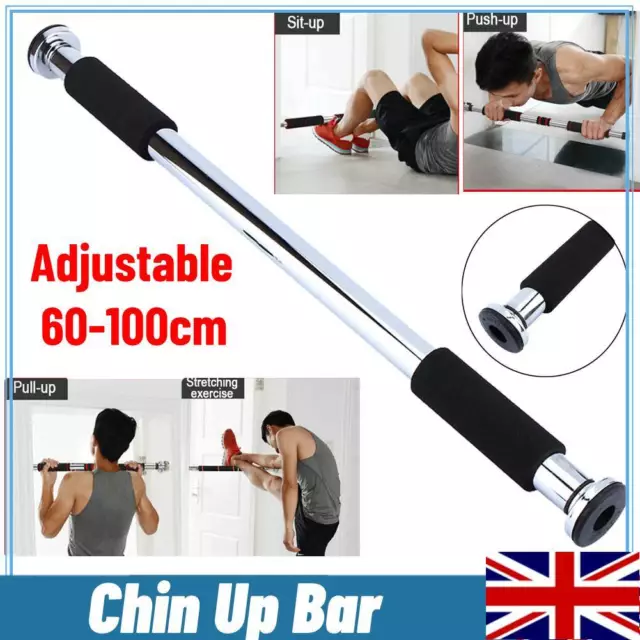 Adjustable Chin Up Bar,Multi Purpose Indoor Pull Up Bar for Home Gym Exercise UK