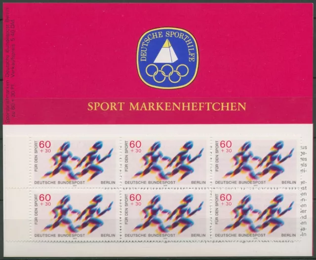 Berlin Deutsche Sporthilfe 1979 Markenheftchen SMH 1 (596) postfrisch (C99115)