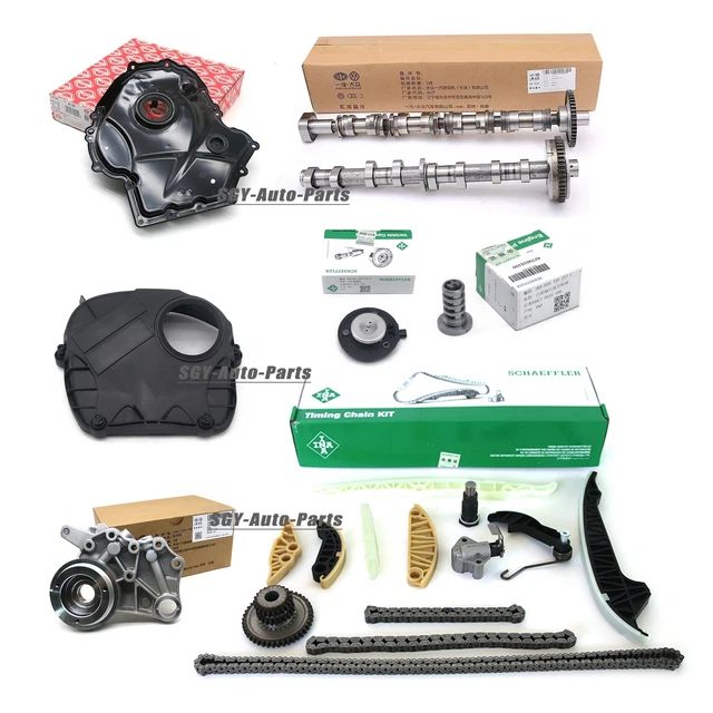 OEM ENGINE CAMSHAFT & Timing Chain Kit For Audi A5 A4 Q5 A6 2.0 TFSI ...